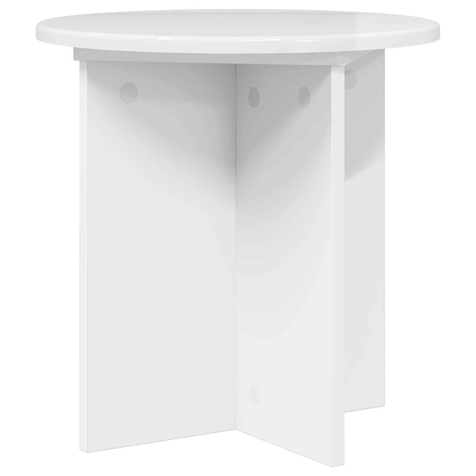 Supporto per piante 2 pcs Bianco Lucido 40 x 40 x 40 cm | homemem39