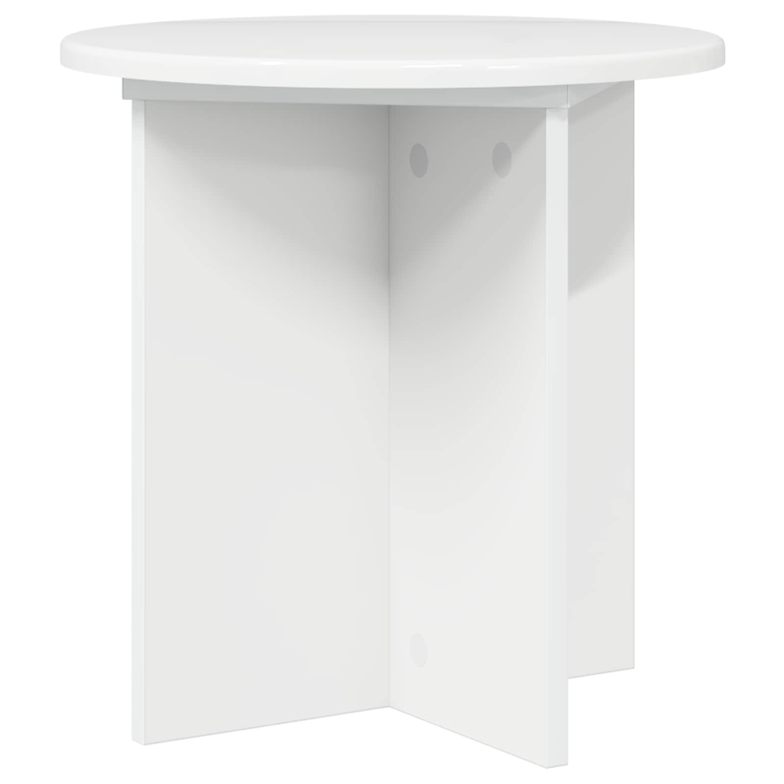 Supporto per piante 2 pcs Bianco Lucido 40 x 40 x 40 cm | homemem39