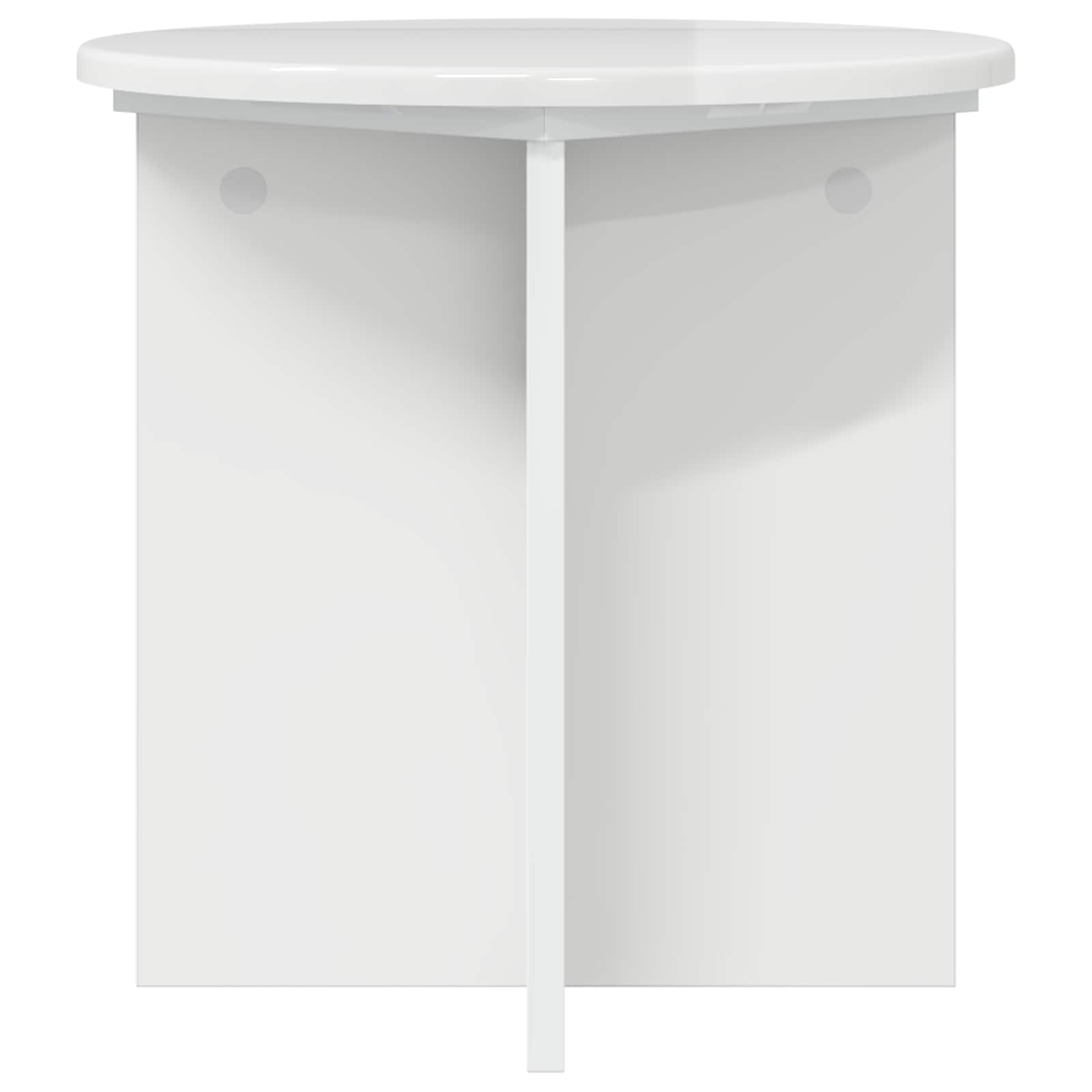 Supporto per piante 2 pcs Bianco Lucido 40 x 40 x 40 cm | homemem39