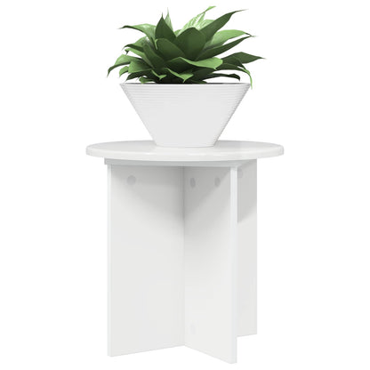 Supporto per piante 2 pcs Bianco Lucido 40 x 40 x 40 cm | homemem39