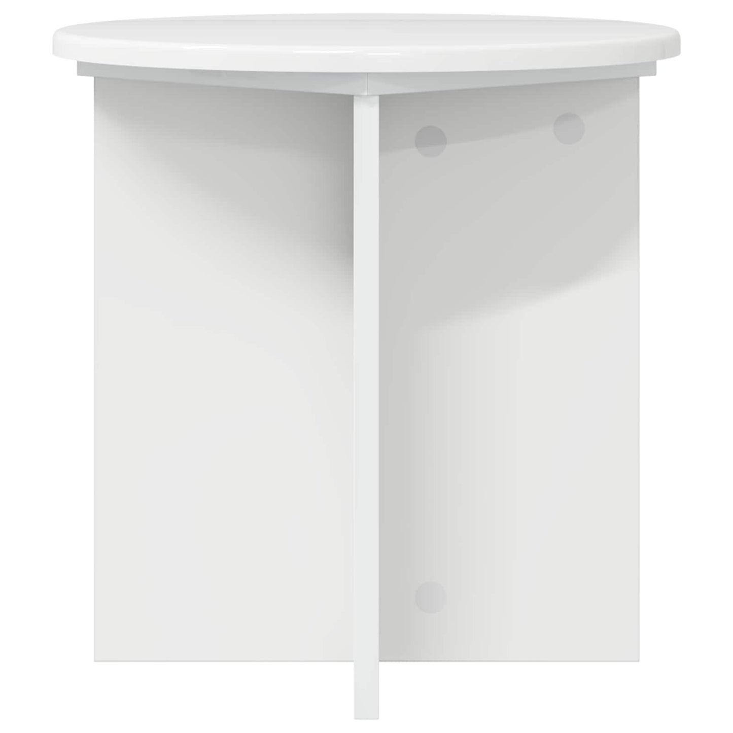 Supporto per piante 2 pcs Bianco Lucido 40 x 40 x 40 cm | homemem39