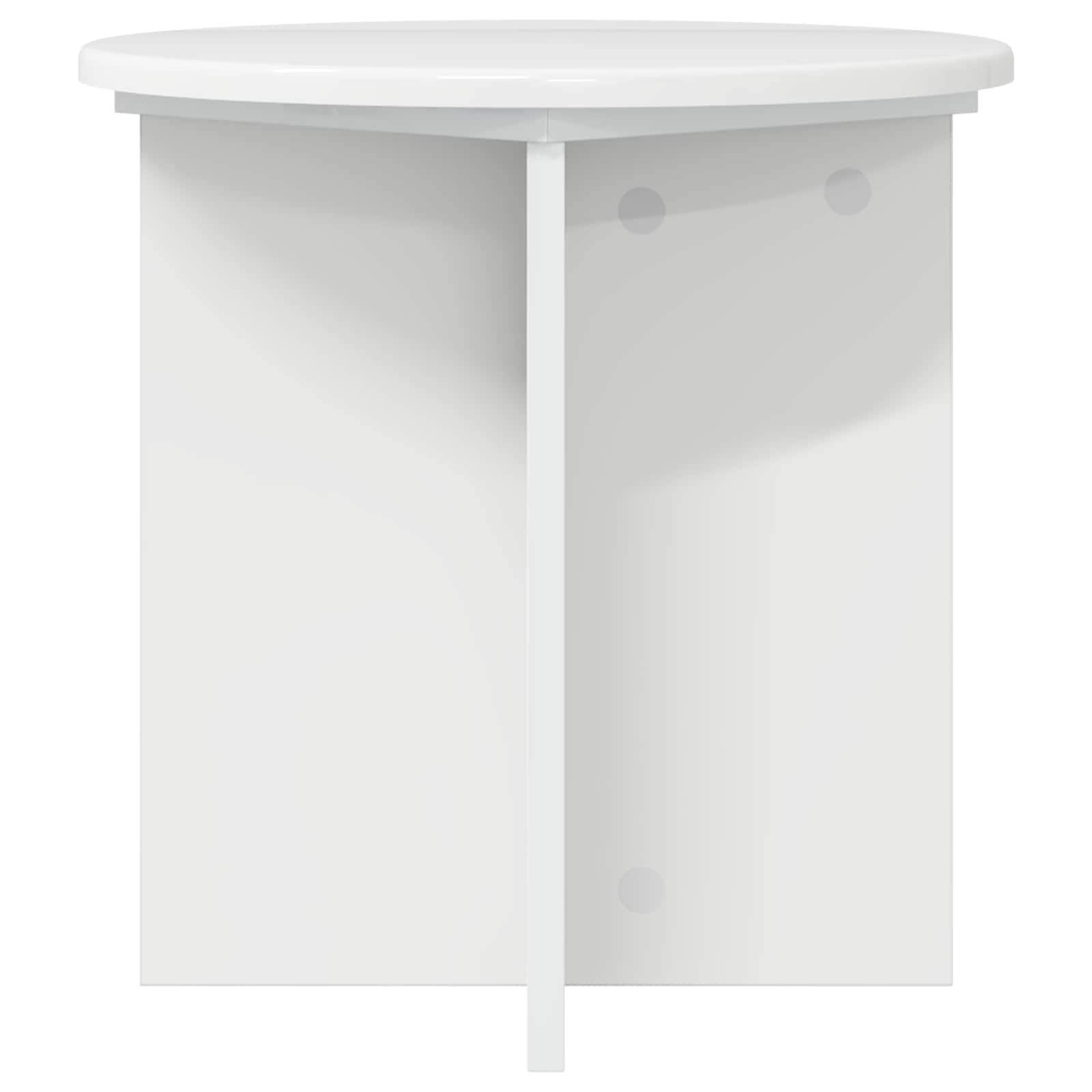 Supporto per piante 2 pcs Bianco Lucido 40 x 40 x 40 cm | homemem39