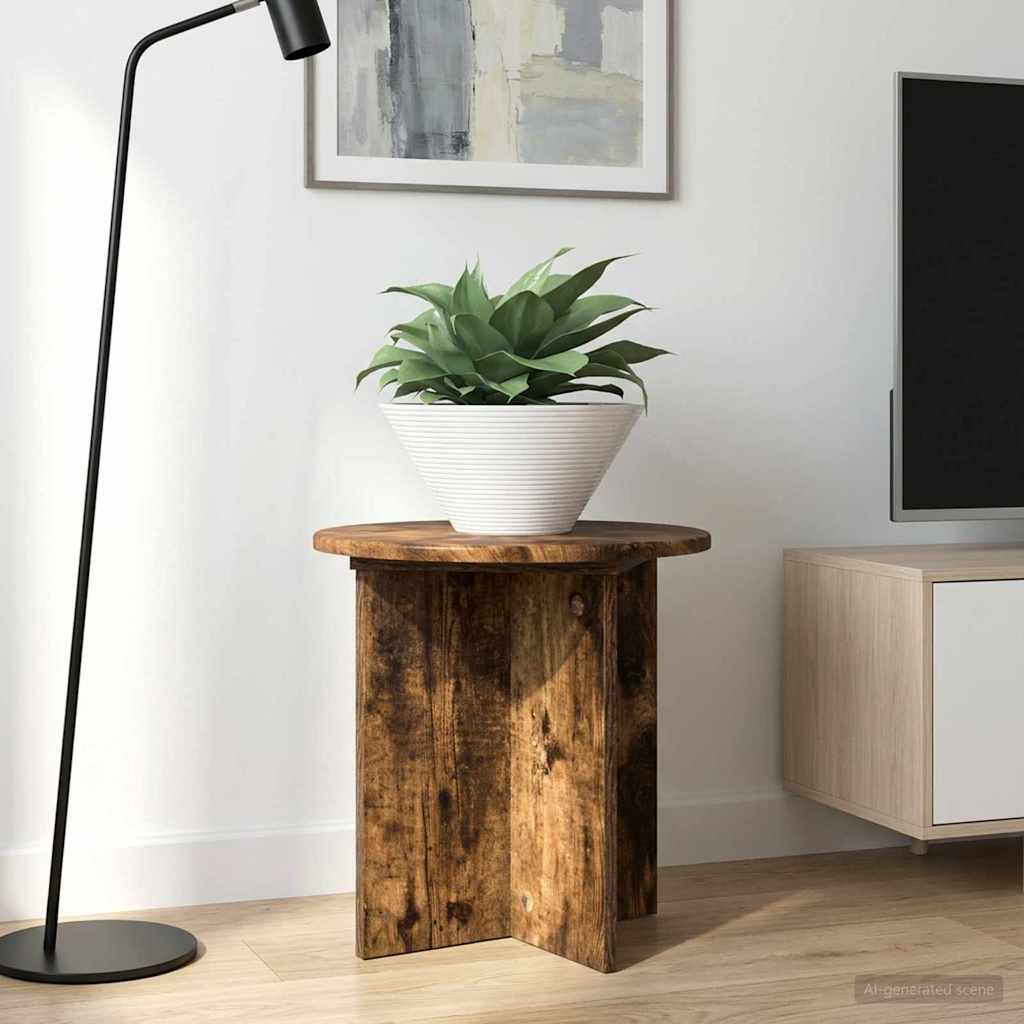 Supporto per piante 2 pcs Rovere Fumo 40 x 40 x 40 cm | homemem39