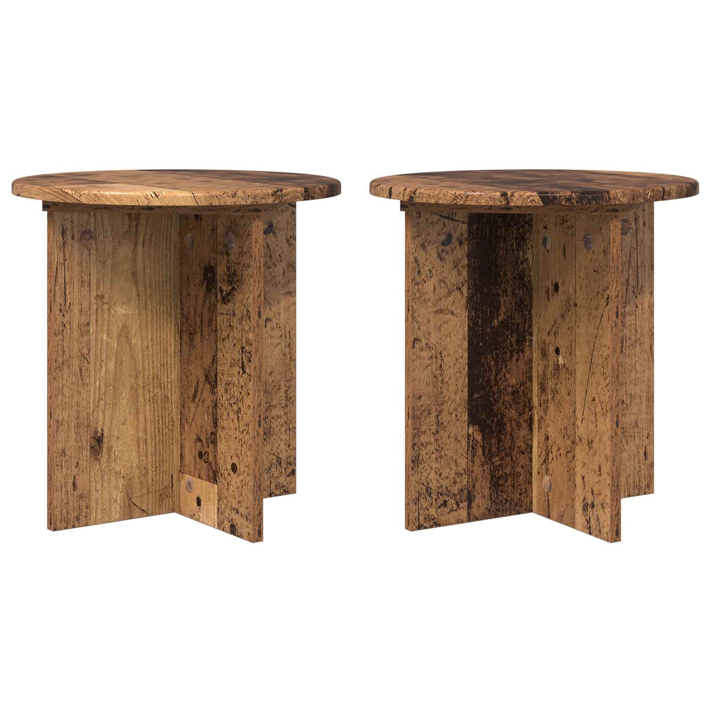 Supporto per piante 2 pcs Legno antico 40 x 40 x 40 cm | homemem39