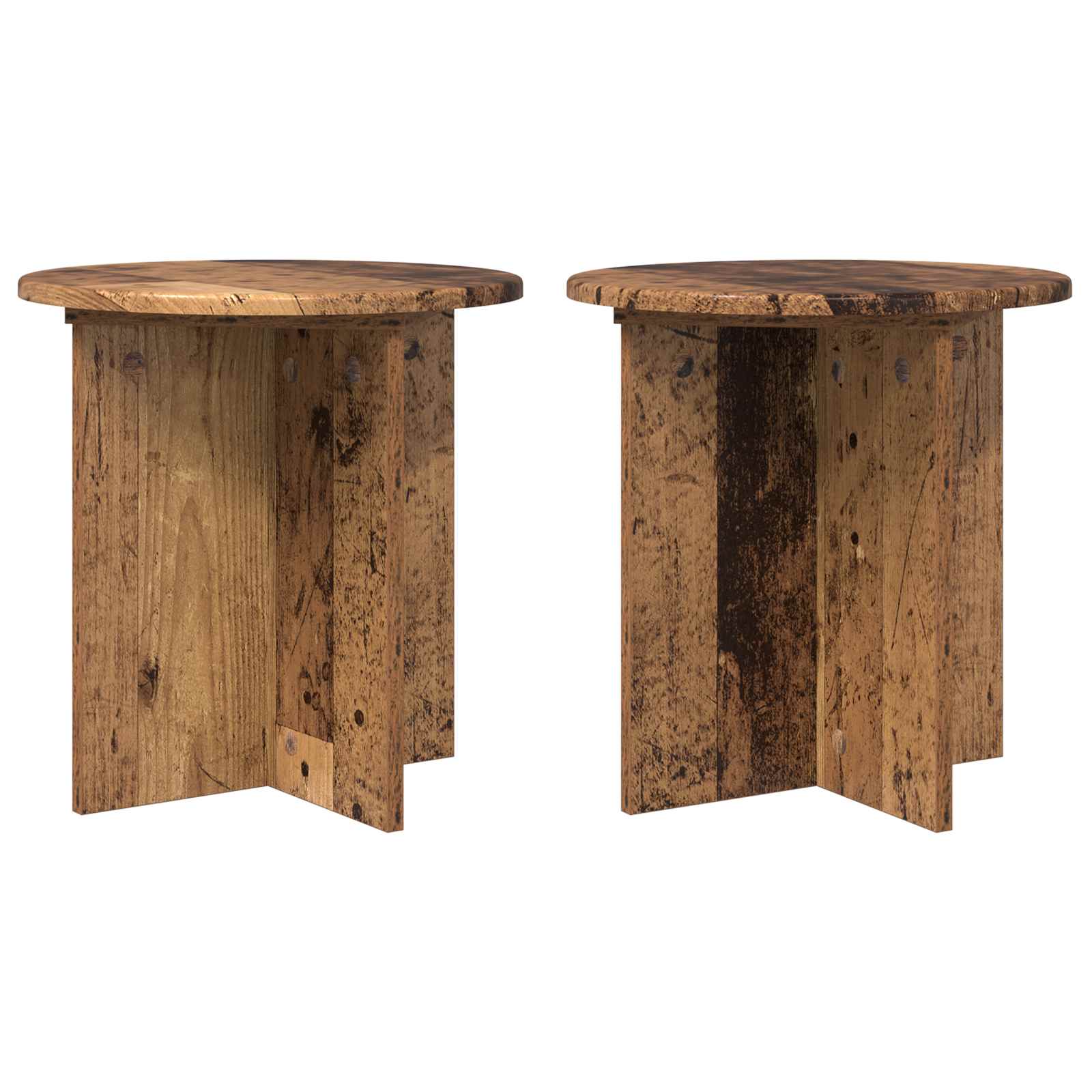 Supporto per piante 2 pcs Legno antico 40 x 40 x 40 cm | homemem39