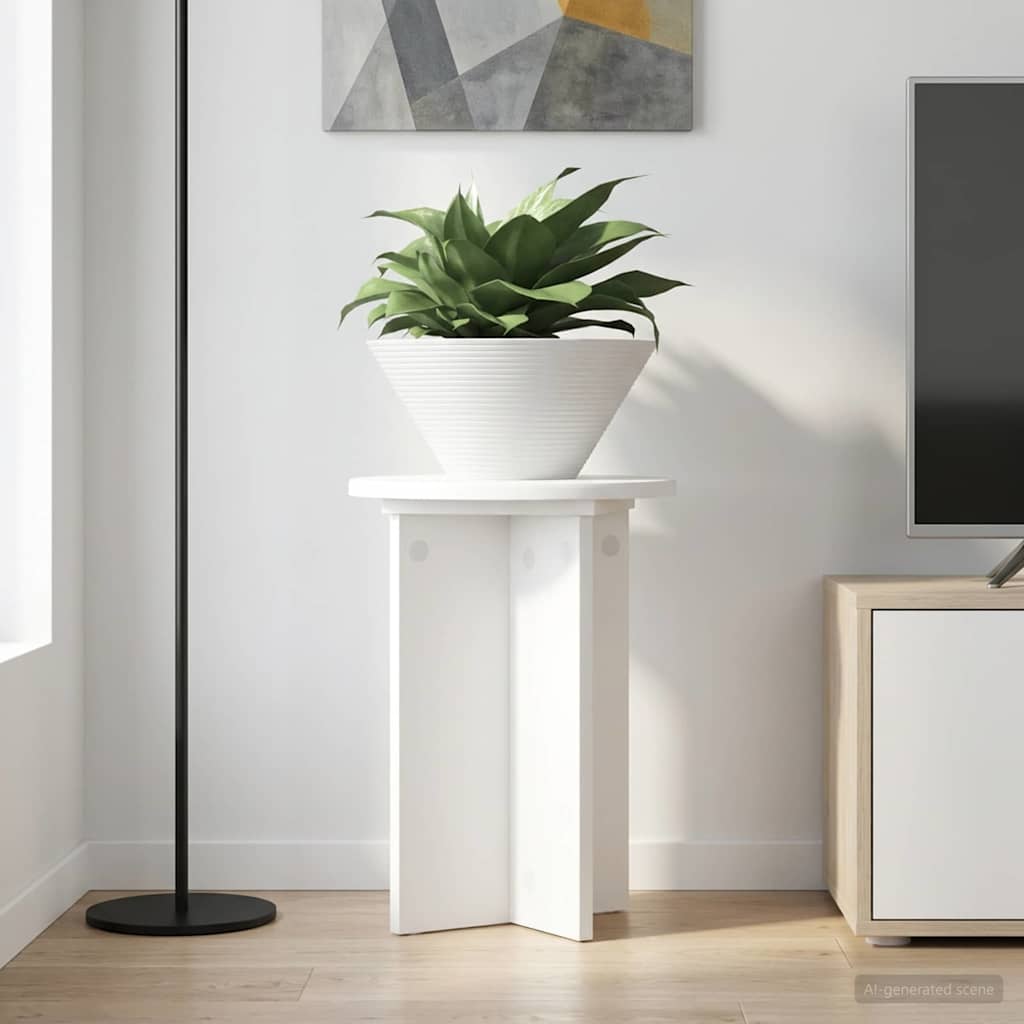 Supporto per piante 2 pcs Bianco Ø29,5 x 40 cm | homemem39