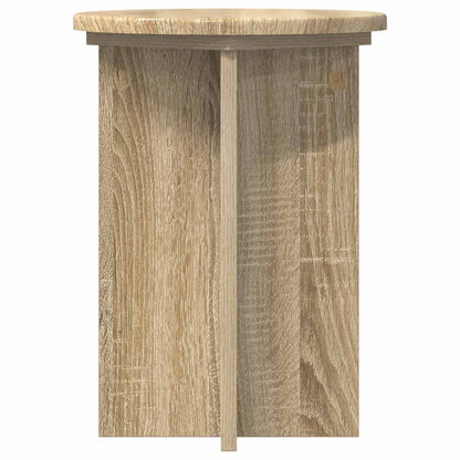Supporto per piante 2 pcs Rovere Sonoma Ø29,5 x 40 cm | homemem39