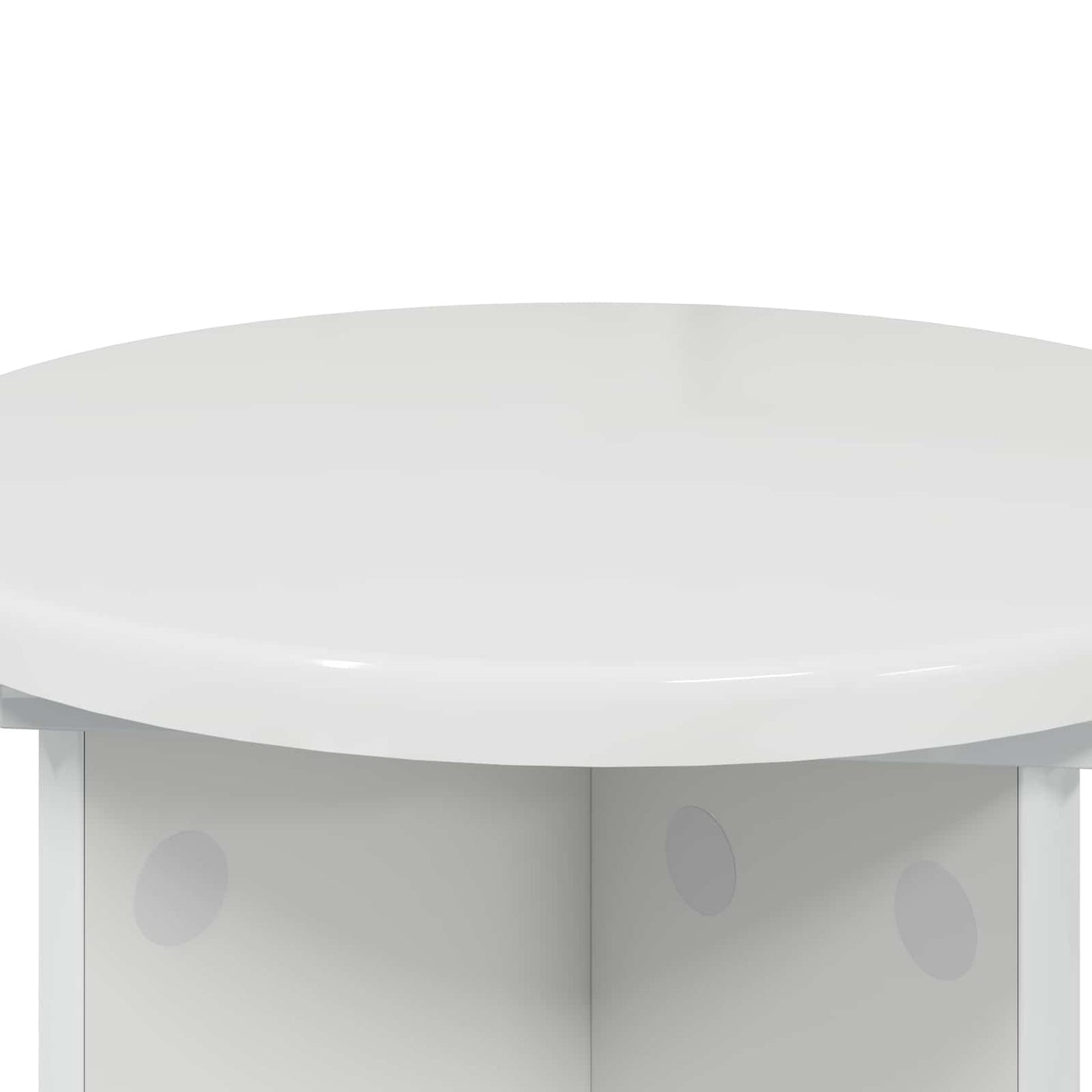 Supporto per piante 2 pcs Bianco Lucido Ø29,5 x 40 cm | homemem39