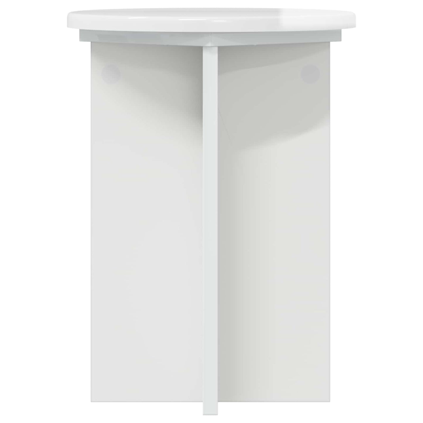 Supporto per piante 2 pcs Bianco Lucido Ø29,5 x 40 cm | homemem39