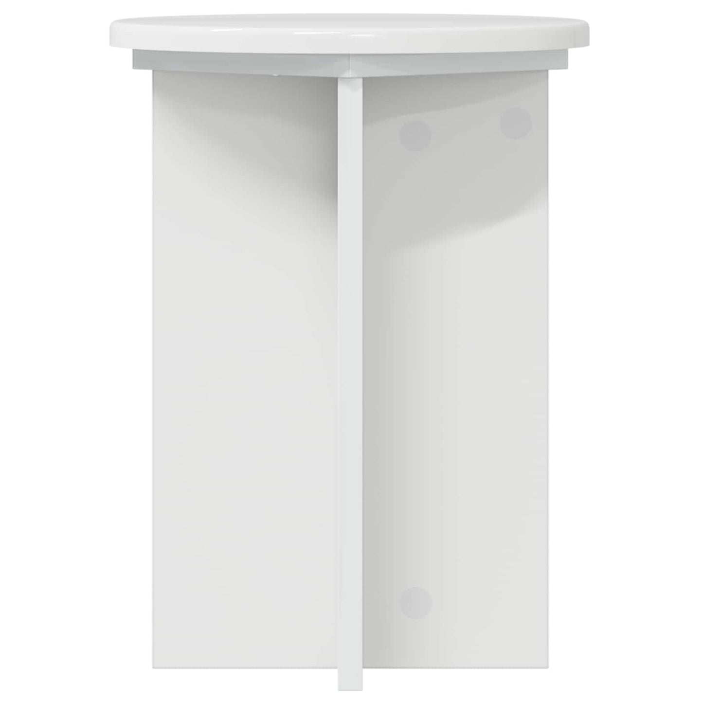 Supporto per piante 2 pcs Bianco Lucido Ø29,5 x 40 cm | homemem39