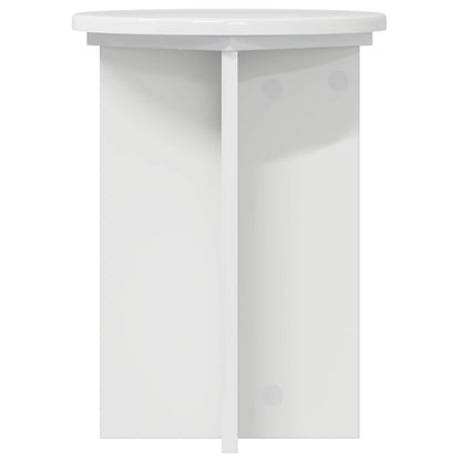 Supporto per piante 2 pcs Bianco Lucido Ø29,5 x 40 cm | homemem39