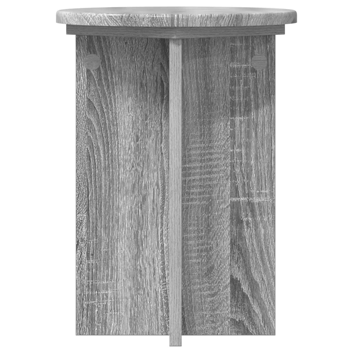Supporto per piante 2 pcs Grigio Sonoma Ø29,5 x 40 cm | homemem39