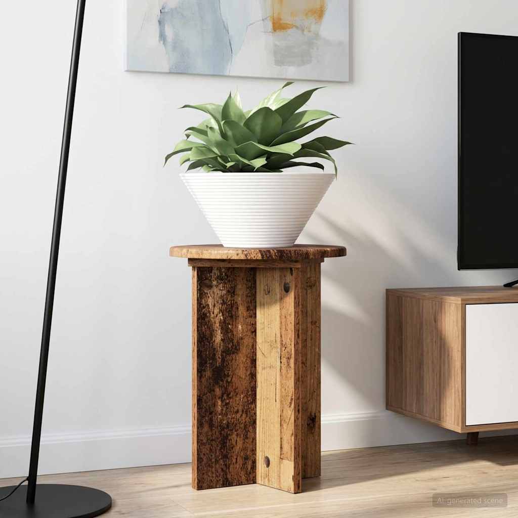 Supporto per piante 2 pcs Legno antico Ø29,5 x 40 cm | homemem39