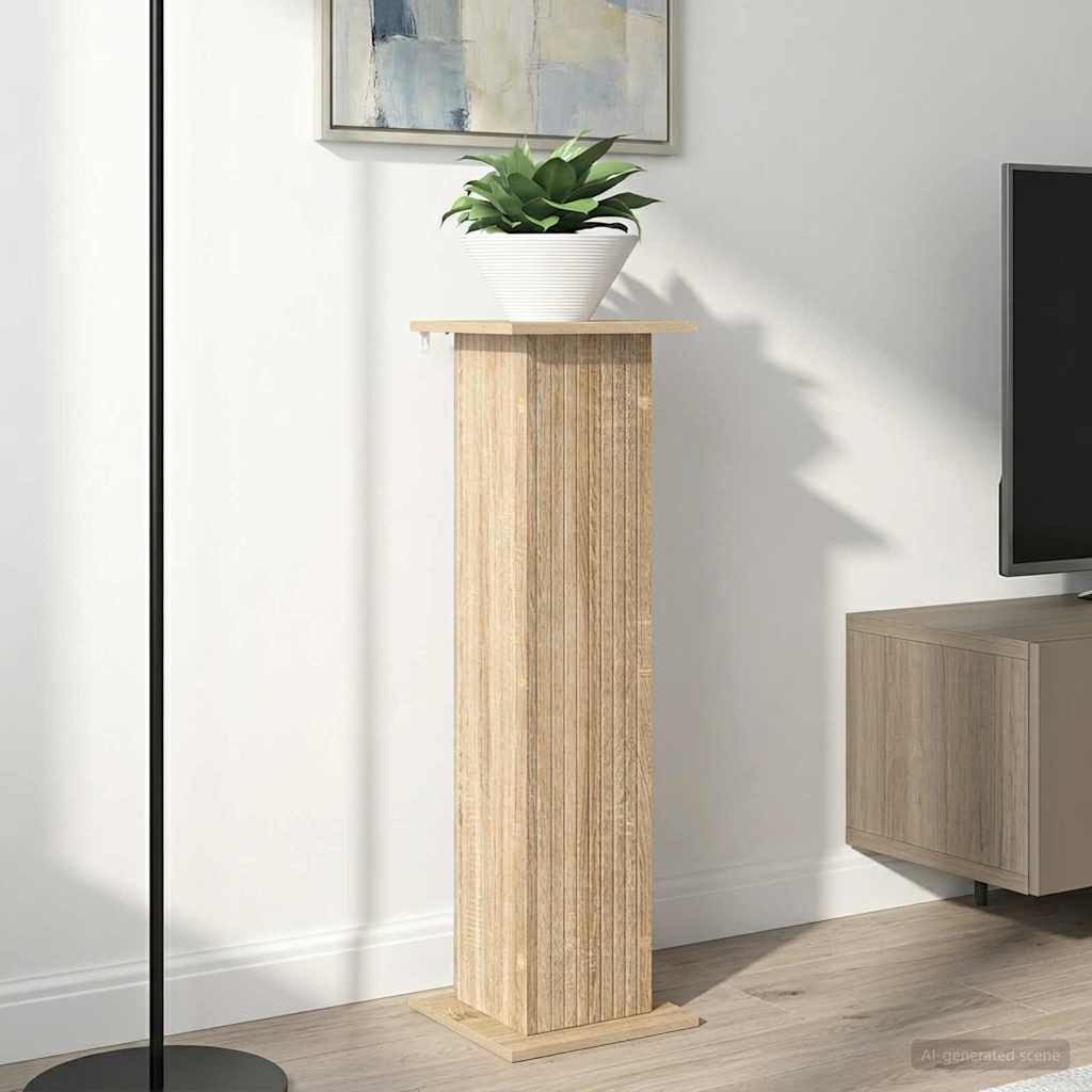 Supporto per piante 2 pcs Rovere Sonoma 30,5 x 30 x 100,5 cm | homemem39