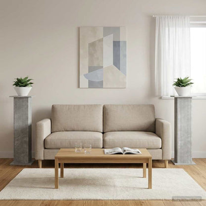 Supporto per piante 2 pcs Grigio Cemento 30,5 x 30 x 100,5 cm | homemem39