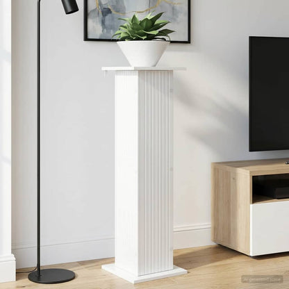 Supporto per piante Bianco Lucido 30,5 x 30 x 100,5 cm | homemem39