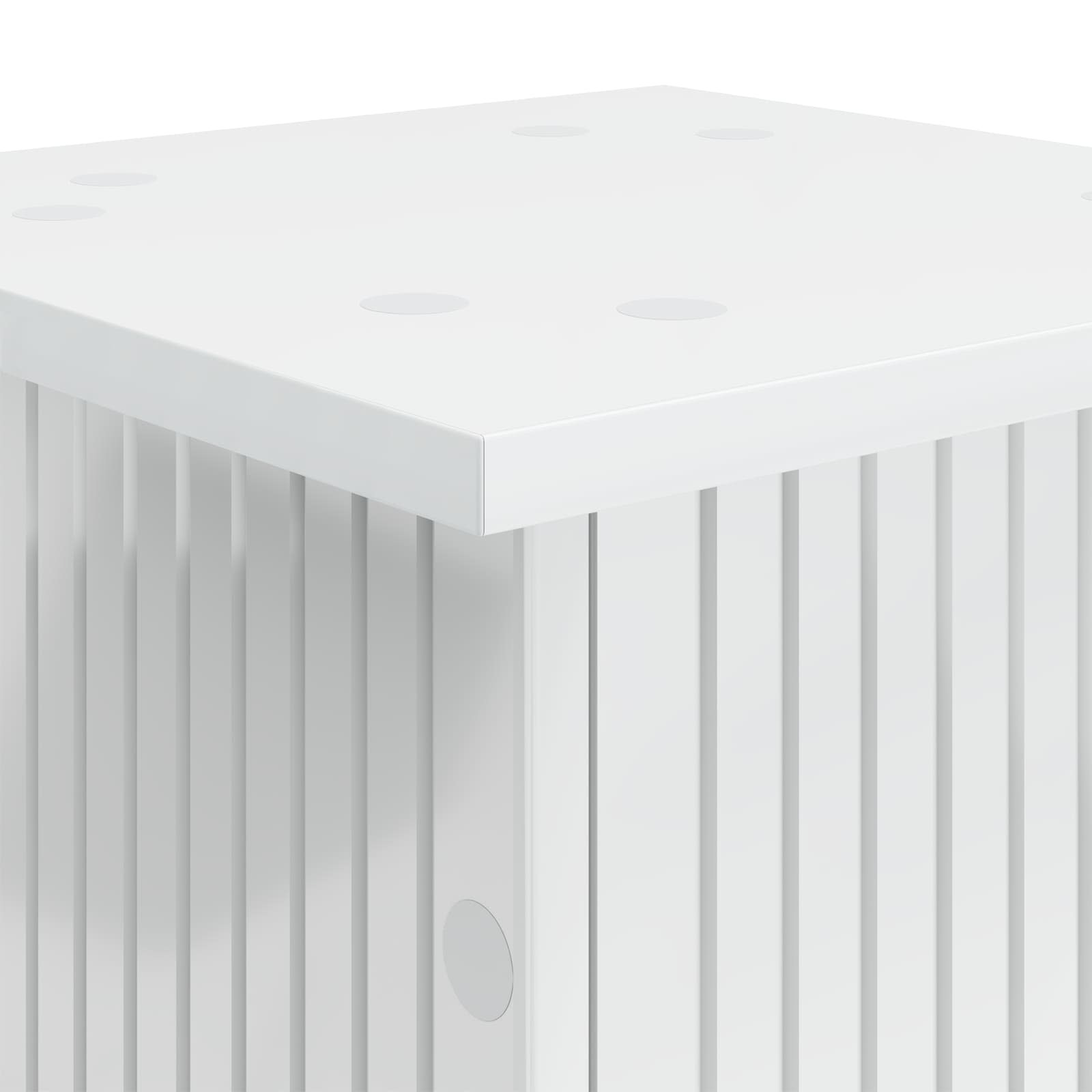 Supporto per piante 2 pcs Bianco Lucido 30,5 x 30 x 100,5 cm | homemem39
