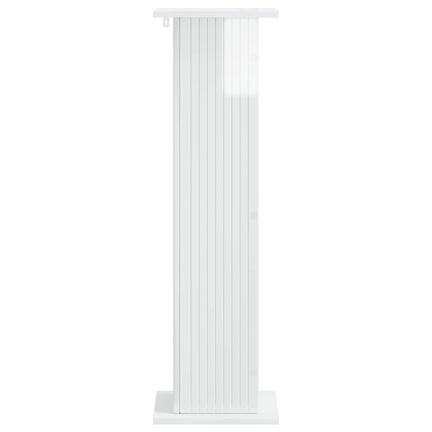 Supporto per piante 2 pcs Bianco Lucido 30,5 x 30 x 100,5 cm | homemem39