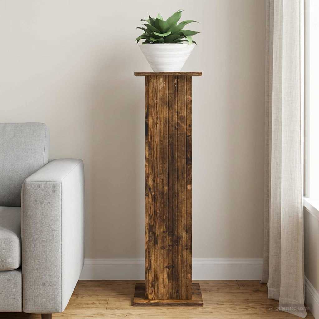 Supporto per piante Rovere Fumo 30,5 x 30 x 100,5 cm | homemem39
