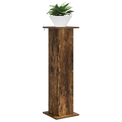 Supporto per piante 2 pcs Rovere Fumo 30,5 x 30 x 100,5 cm | homemem39