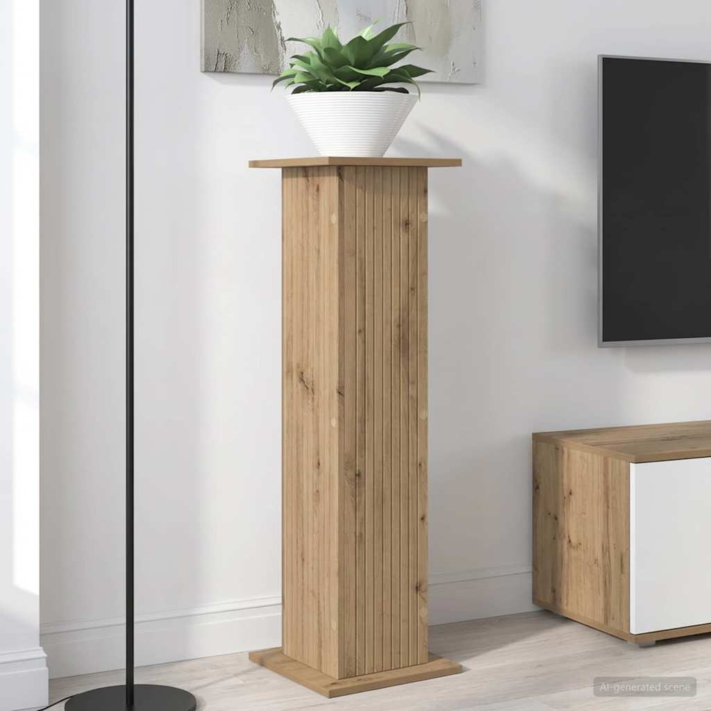 Supporto per piante Rovere Artigianale 30,5 x 30 x 100,5 cm | homemem39