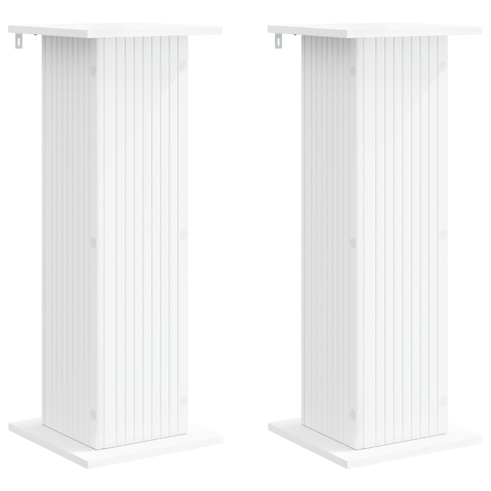 Supporto per piante 2 pcs Bianco 30,5 x 30 x 80,5 cm | homemem39