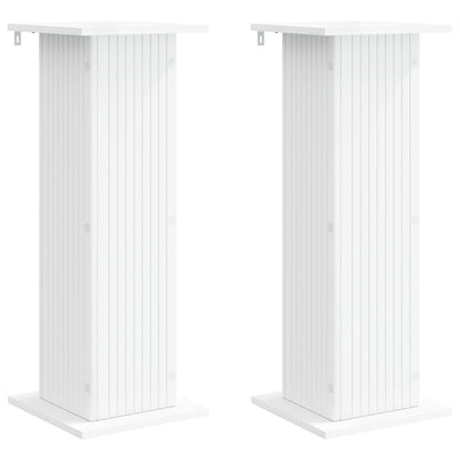 Supporto per piante 2 pcs Bianco 30,5 x 30 x 80,5 cm | homemem39