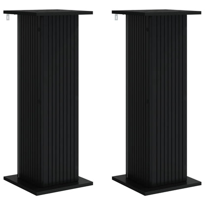 Supporto per piante 2 pcs Nero 30,5 x 30 x 80,5 cm | homemem39