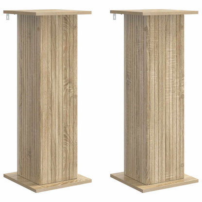 Supporto per piante 2 pcs Rovere Sonoma 30,5 x 30 x 80,5 cm | homemem39
