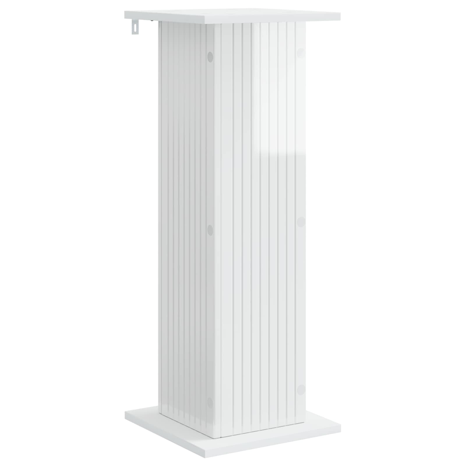 Supporto per piante Bianco Lucido 30,5 x 30 x 80,5 cm | homemem39