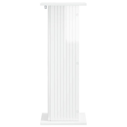 Supporto per piante 2 pcs Bianco Lucido 30,5 x 30 x 80,5 cm | homemem39