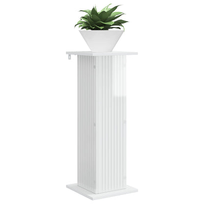 Supporto per piante 2 pcs Bianco Lucido 30,5 x 30 x 80,5 cm | homemem39
