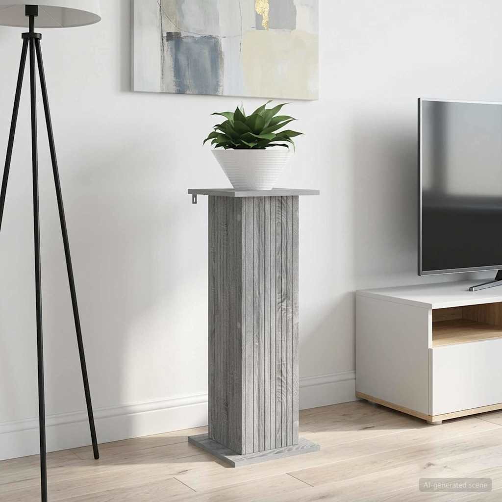 Supporto per piante 2 pcs Grigio Sonoma 30,5 x 30 x 80,5 cm | homemem39