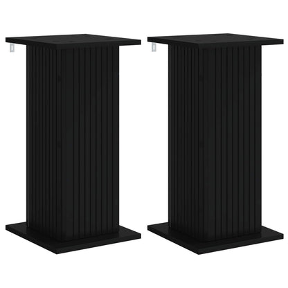 Supporto per piante 2 pcs Nero 30,5 x 30 x 60,5 cm | homemem39