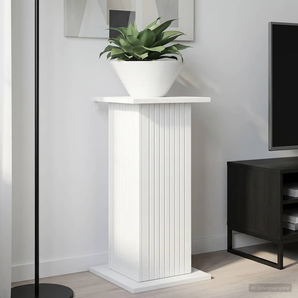 Supporto per piante Bianco Lucido 30,5 x 30 x 60,5 cm | homemem39