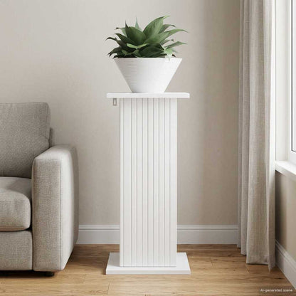 Supporto per piante Bianco Lucido 30,5 x 30 x 60,5 cm | homemem39