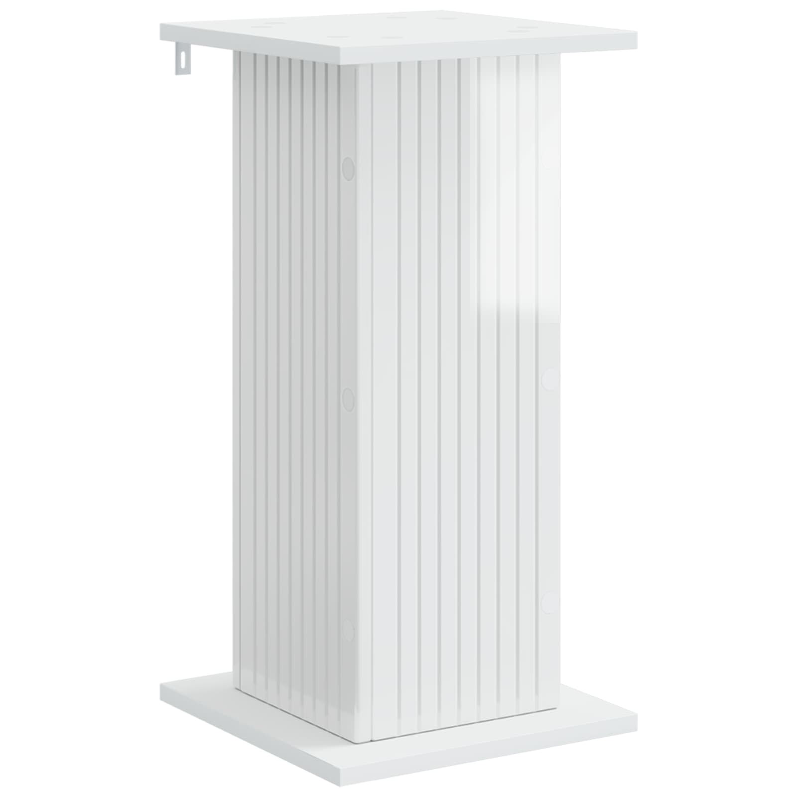 Supporto per piante Bianco Lucido 30,5 x 30 x 60,5 cm | homemem39
