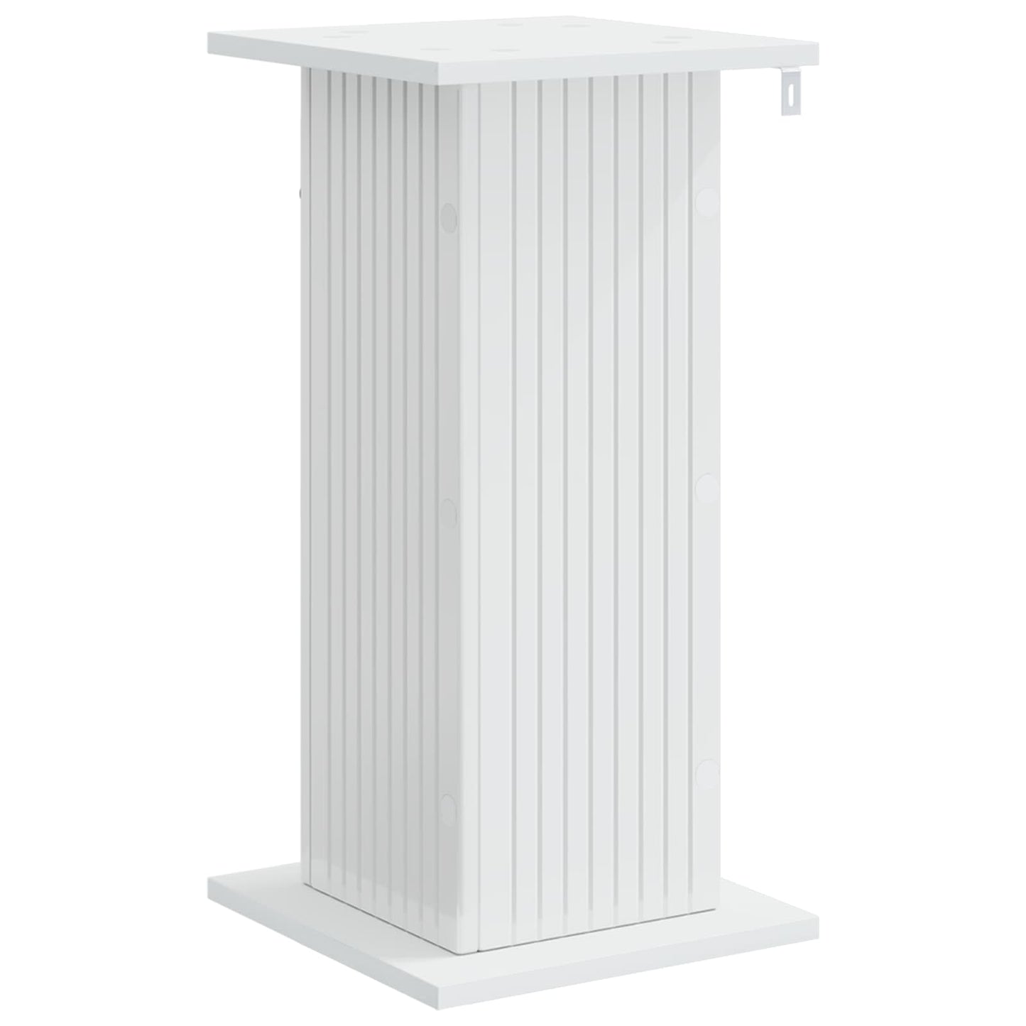 Supporto per piante 2 pcs Bianco Lucido 30,5 x 30 x 60,5 cm | homemem39