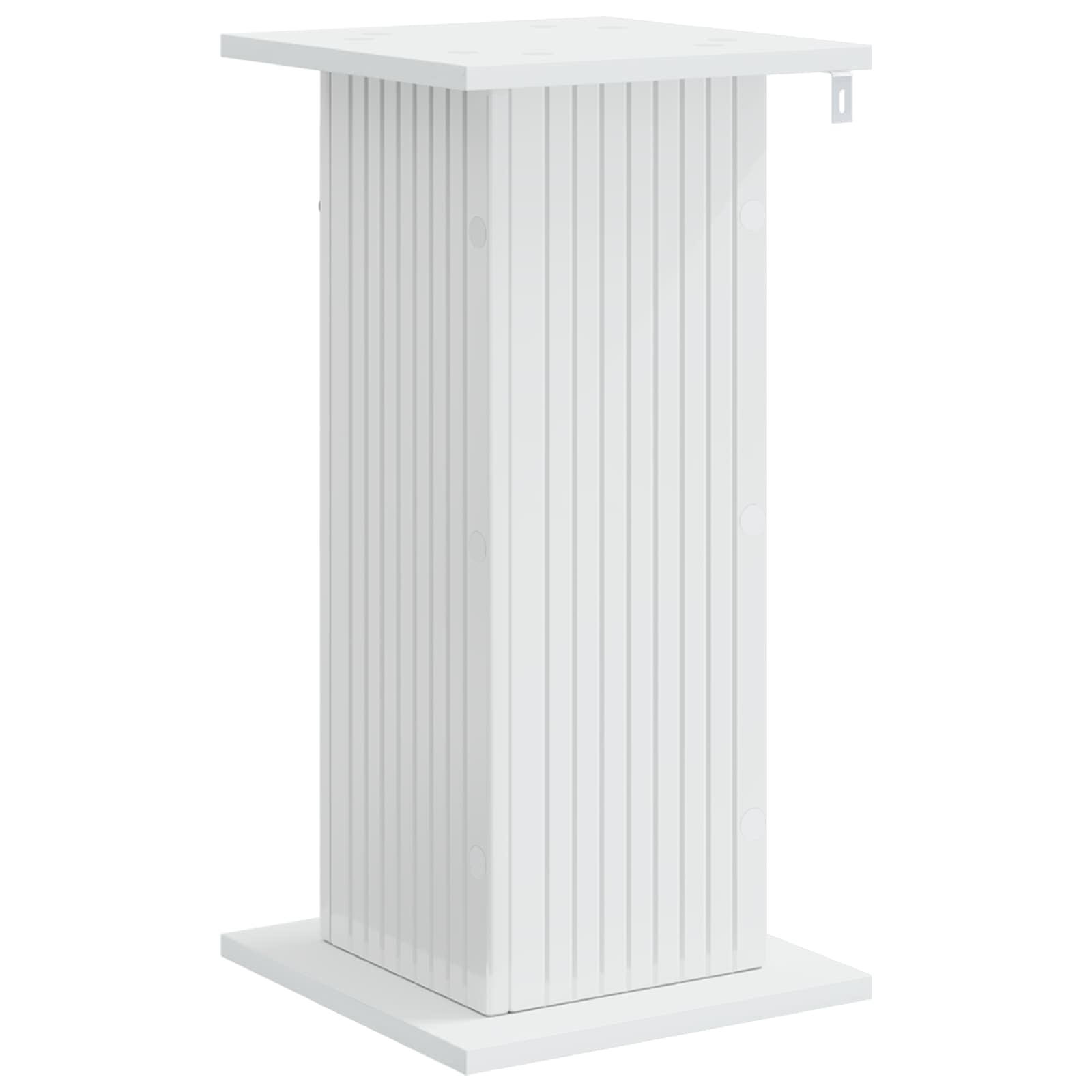 Supporto per piante 2 pcs Bianco Lucido 30,5 x 30 x 60,5 cm | homemem39