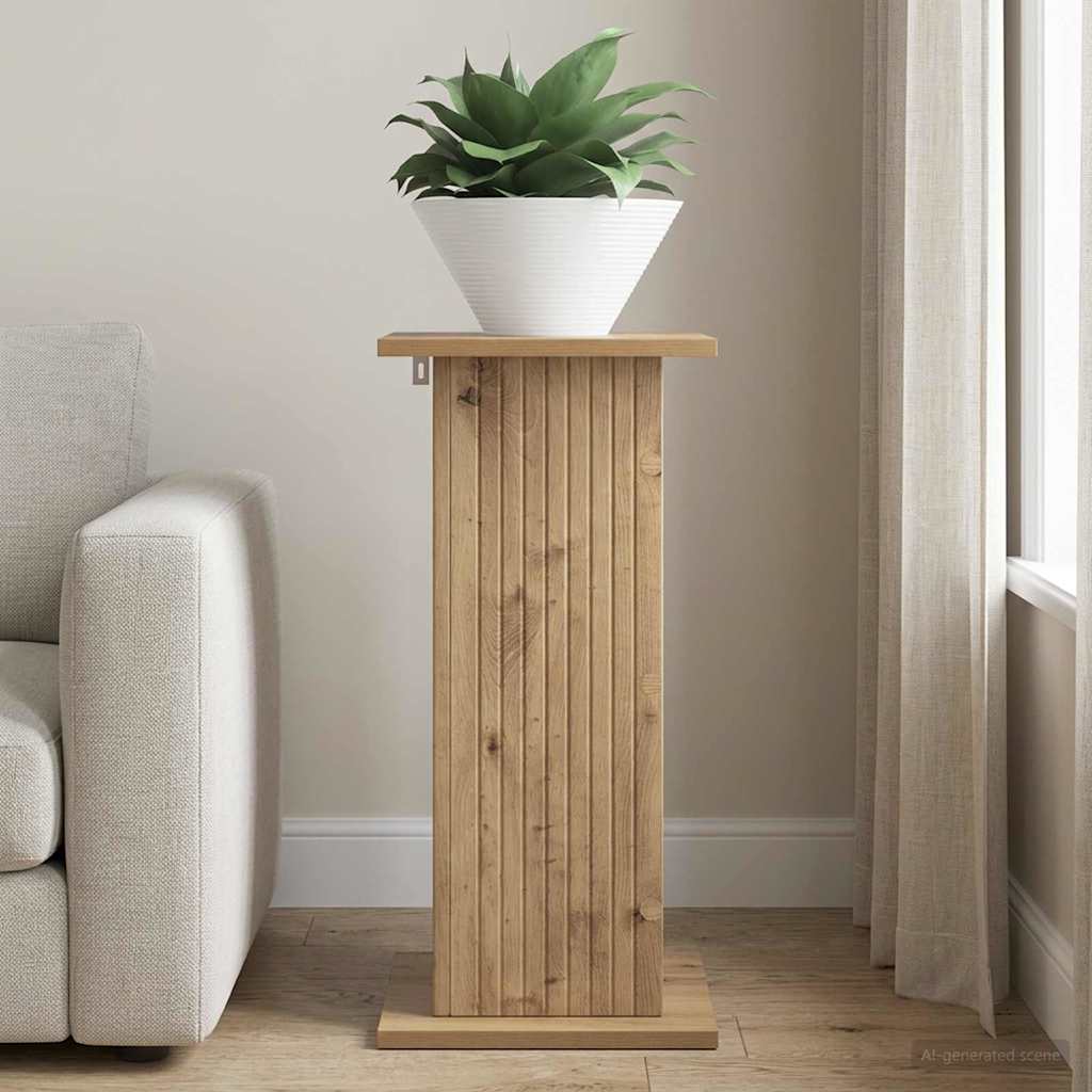 Supporto per piante Rovere Artigianale 30,5 x 30 x 60,5 cm | homemem39
