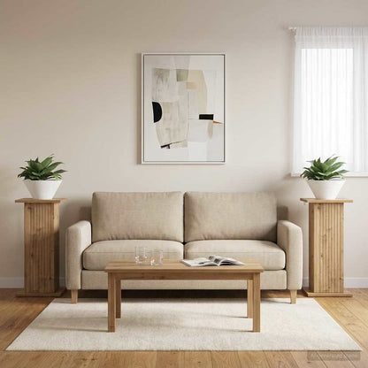 Supporto per piante 2 pcs Rovere Artigianale | homemem39