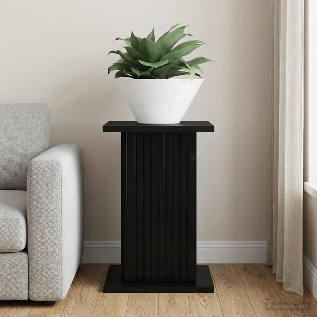 Supporto per piante Nero 30,5 x 30 x 43 cm Legno ingegnerizzato | homemem39