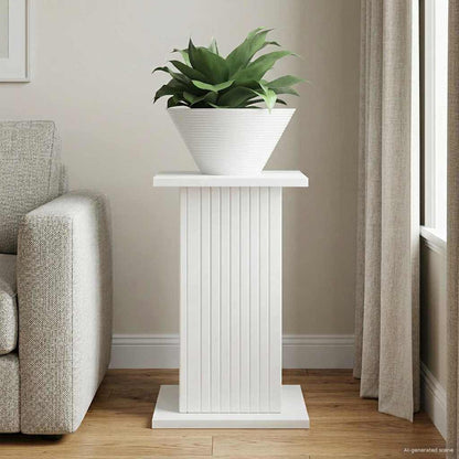 Supporto per piante Bianco Lucido 30,5 x 30 x 43 cm | homemem39