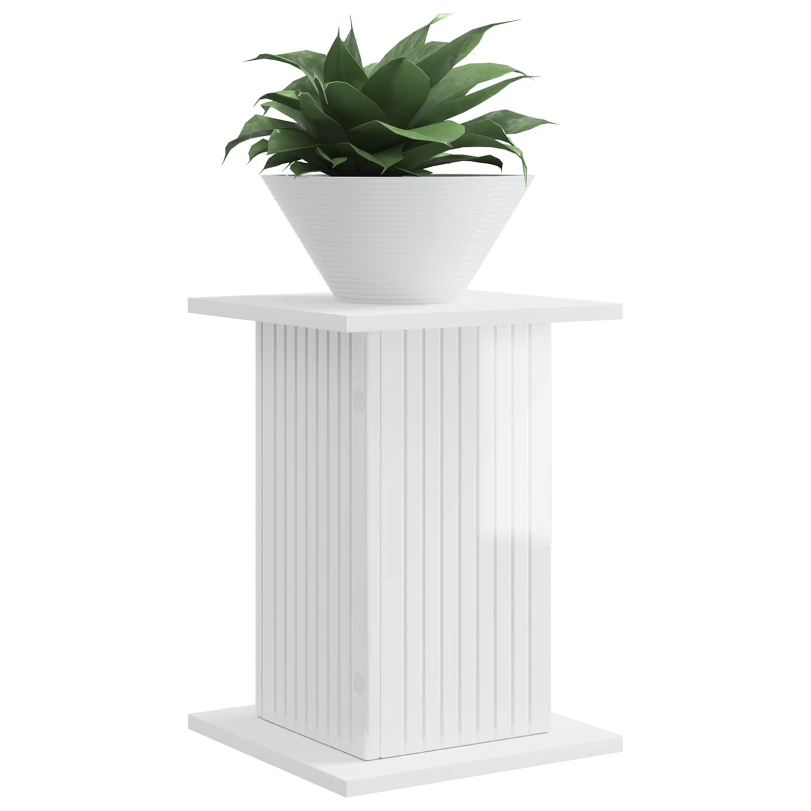 Supporto per piante Bianco Lucido 30,5 x 30 x 43 cm | homemem39