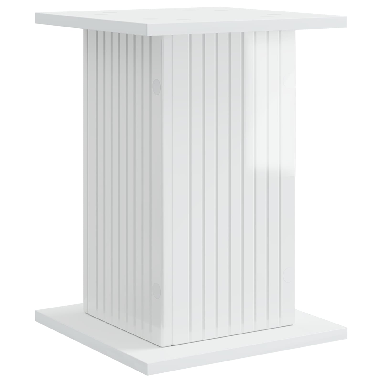 Supporto per piante 2 pcs Bianco Lucido 30,5 x 30 x 43 cm | homemem39