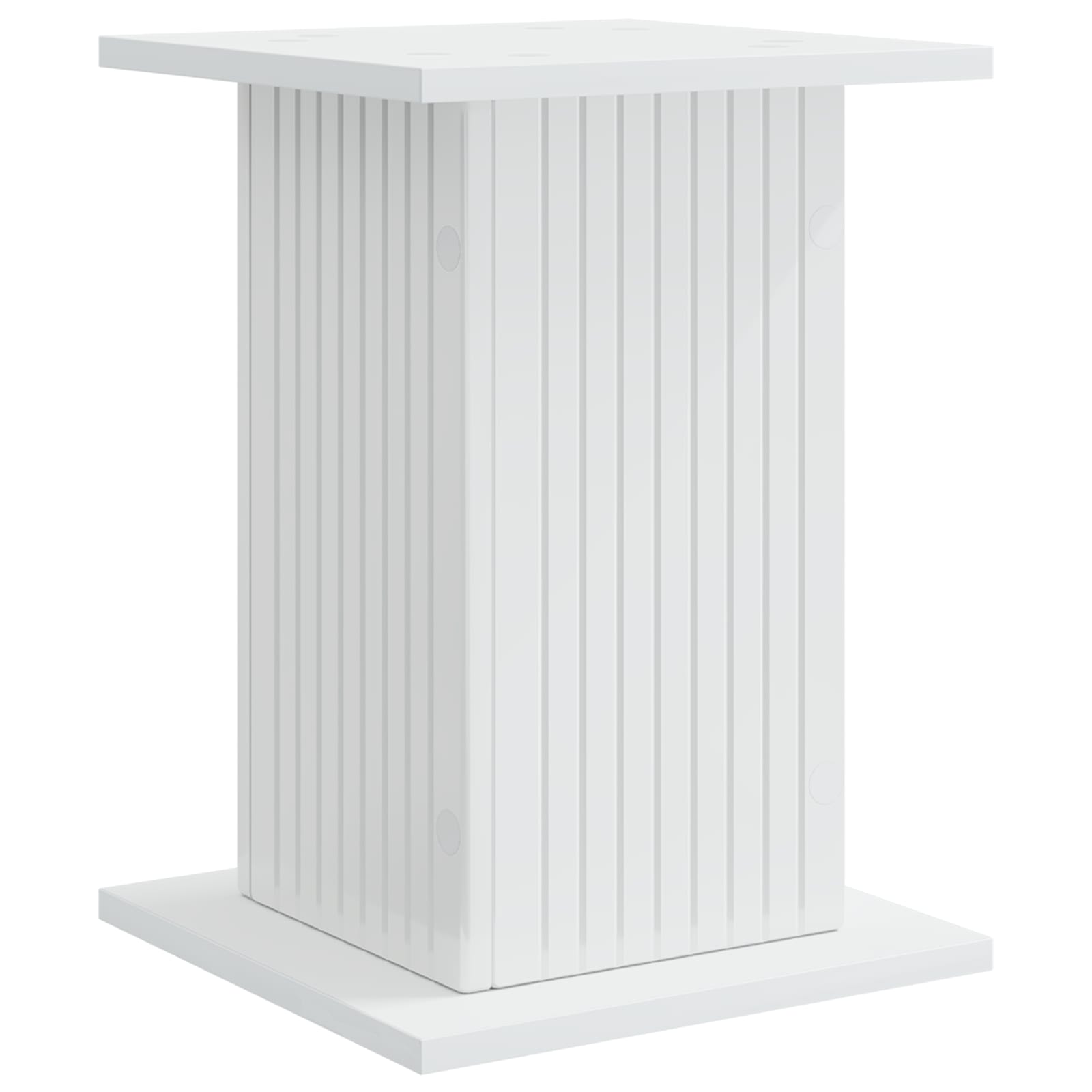 Supporto per piante 2 pcs Bianco Lucido 30,5 x 30 x 43 cm | homemem39
