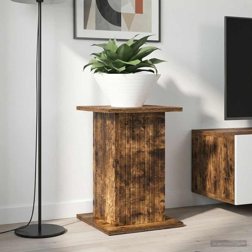 Supporto per piante 2 pcs Rovere Fumo 30,5 x 30 x 43 cm | homemem39