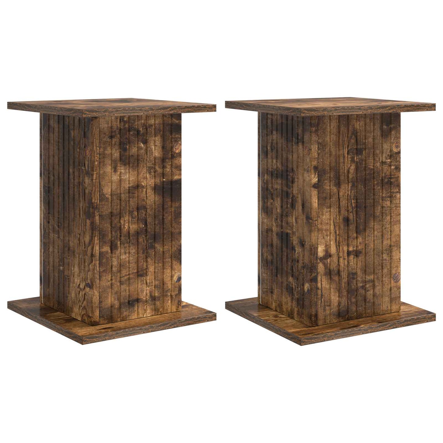 Supporto per piante 2 pcs Rovere Fumo 30,5 x 30 x 43 cm | homemem39