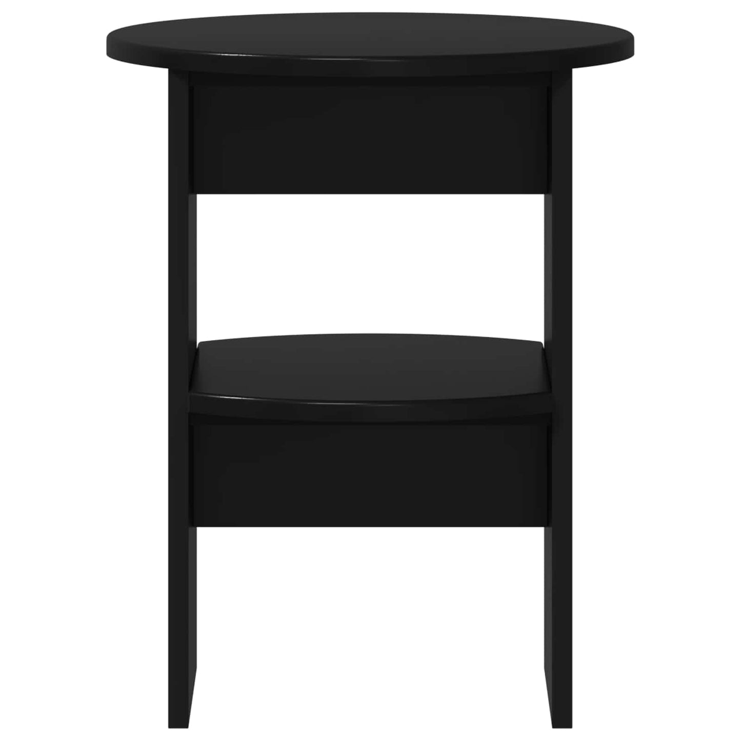 Mobile laterale Nero Ø40 x 50 cm Legno ingegnerizzato