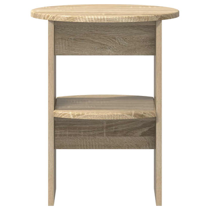Mobile laterale Rovere Sonoma Ø40 x 50 cm Legno ingegnerizzato